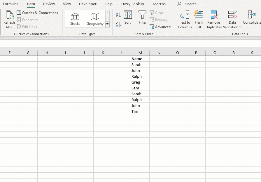 Remove Duplicates Demo